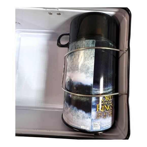 The Lord Of The Rings Return Of The King Metal Lunchbox Matching Thermos Set SEE - Picture 14 of 14